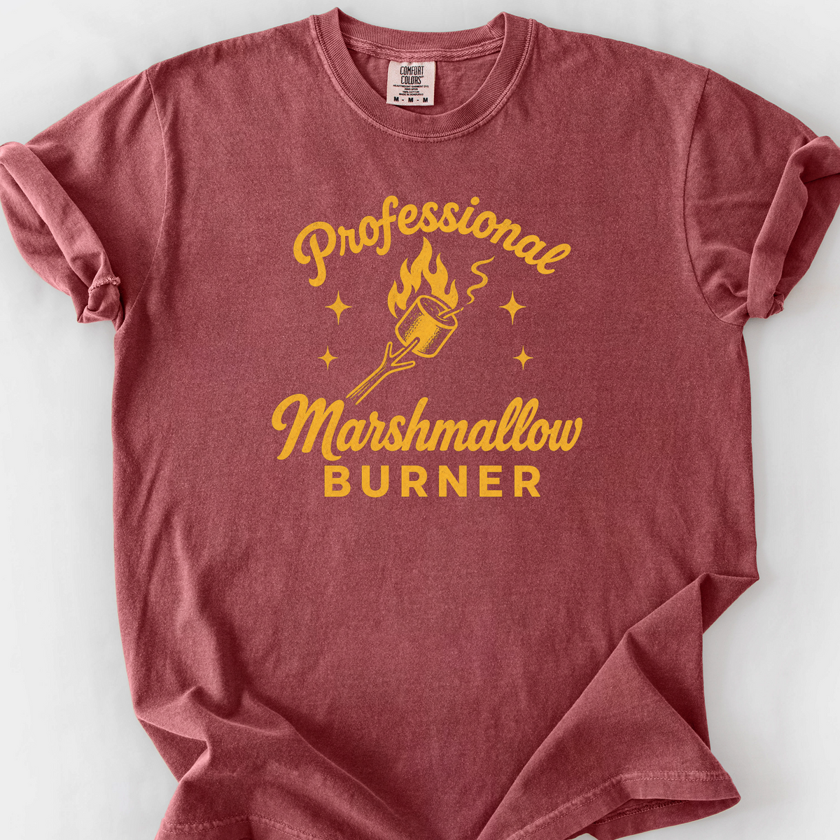 Professional Marshmallow Burner T-Shirt — Brick