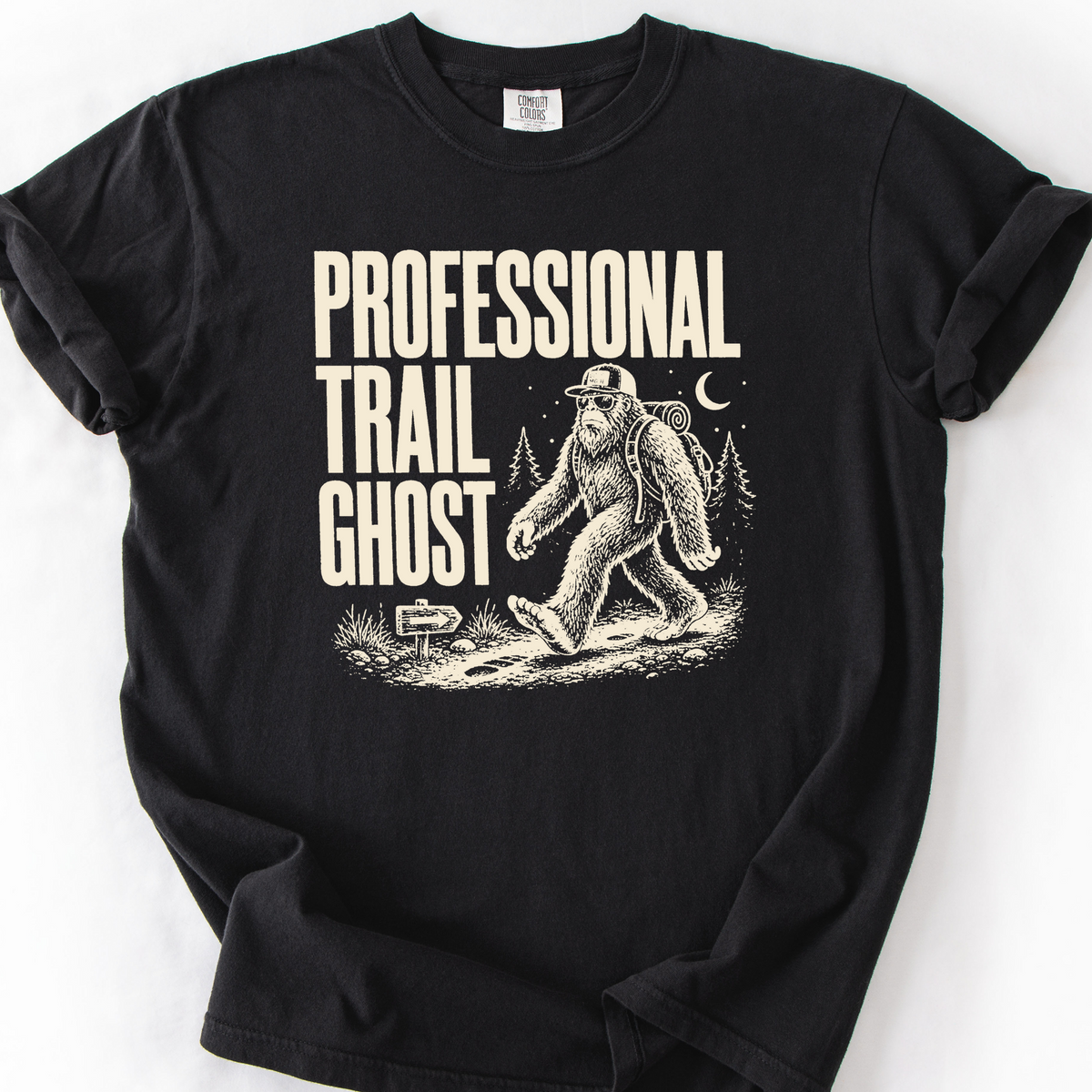 Professional Trail Ghost T-Shirt — Black