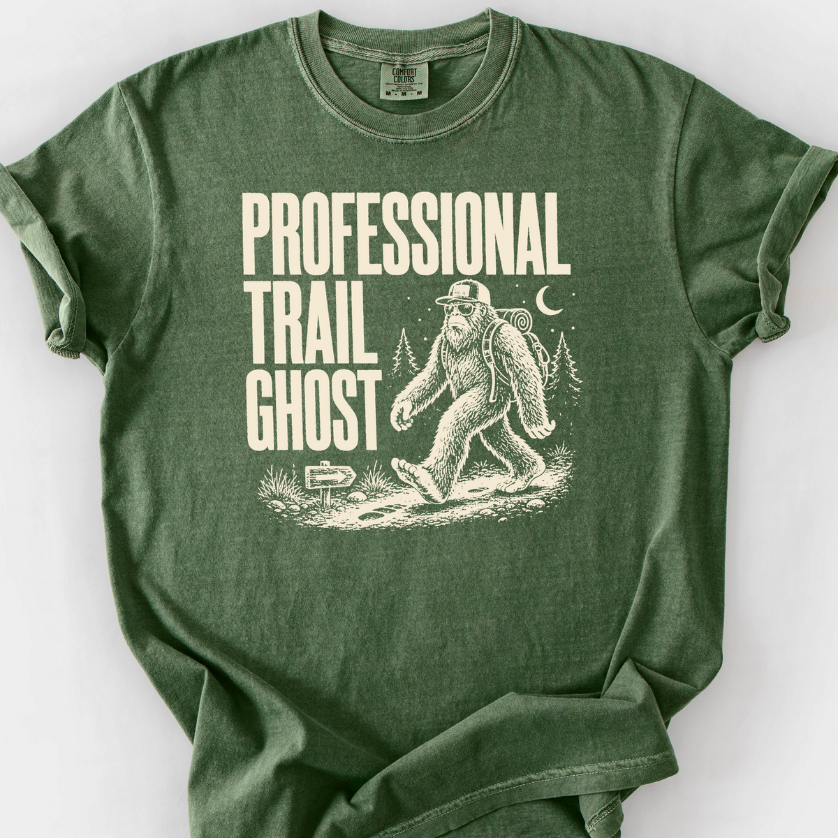 Professional Trail Ghost T-Shirt — Moss