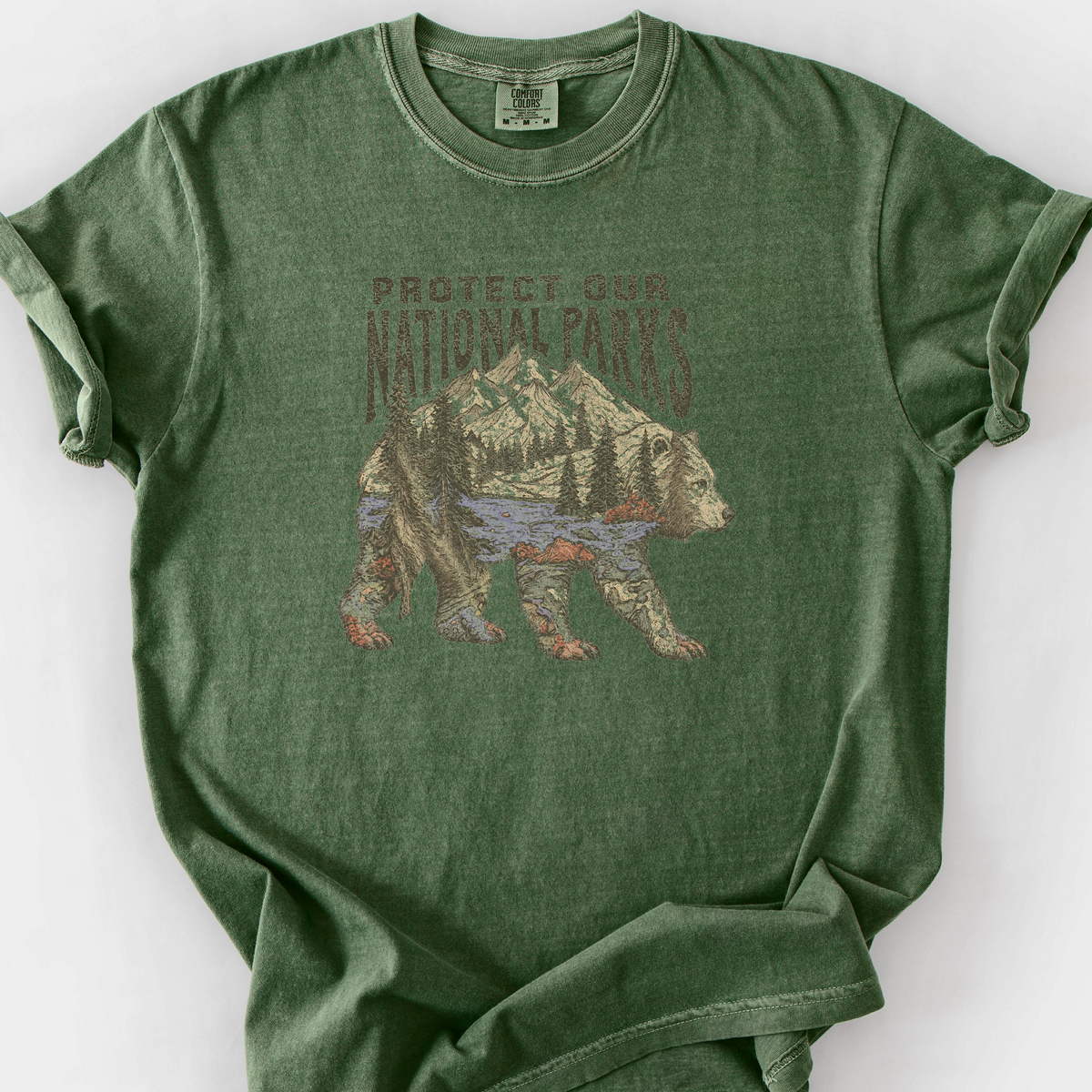 Protect Our National Parks T-Shirt — Moss