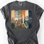 Protect Our Parks (Six Parks) T-Shirt — Pepper