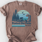 Protect Our Parks (Est. 1872) T-Shirt — Espresso