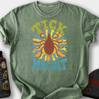 Psychedelic Tick Magnet T-Shirt — Moss