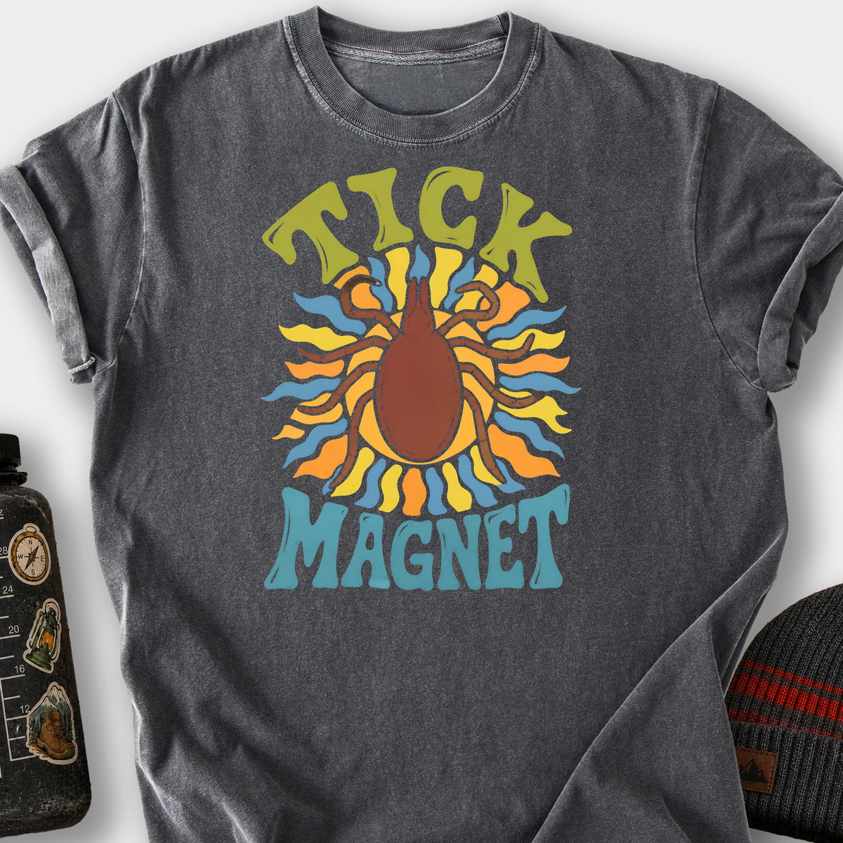 Psychedelic Tick Magnet T-Shirt — Pepper