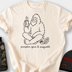 Pumpkin Spice And Sasquatch T-Shirt — Ivory