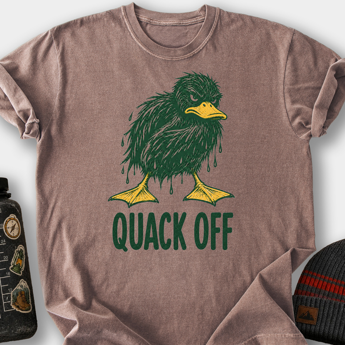 Quack Off T-Shirt — Espresso