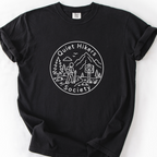 Quiet Hikers Society T-Shirt — Black