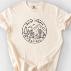Quiet Hikers Society T-Shirt — Ivory