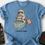 Raccoon Raids the Camp Cooler T-Shirt — Blue Jean