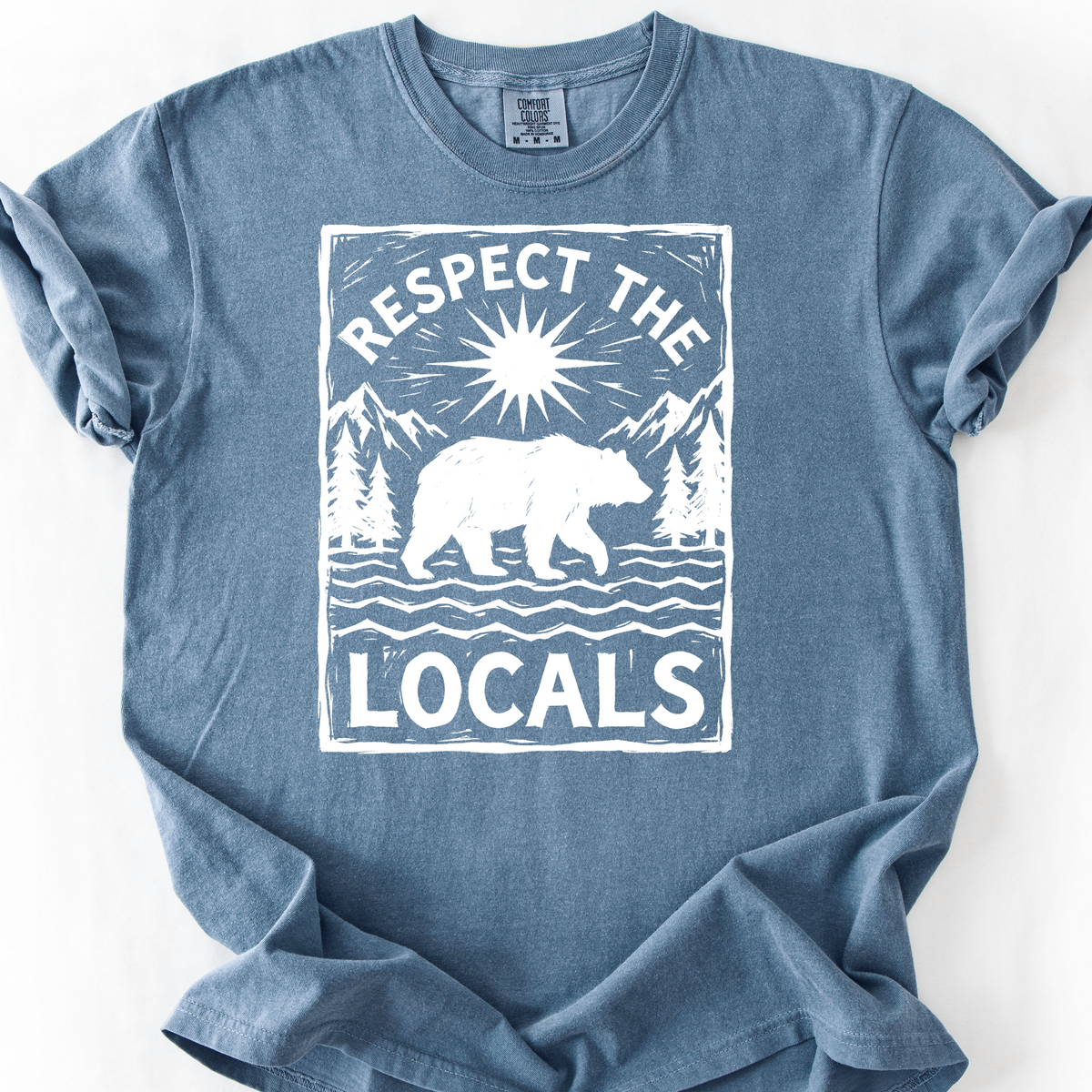 Respect the Locals (Bear) T-Shirt — Blue Jean