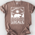 Respect the Locals (Bear) T-Shirt — Espresso