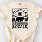 Respect the Locals (Bear) T-Shirt — Ivory