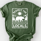 Respect the Locals (Bear) T-Shirt — Moss