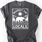 Respect the Locals (Bear) T-Shirt — Pepper