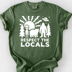Respect the Locals (Cryptids) T-Shirt — Moss