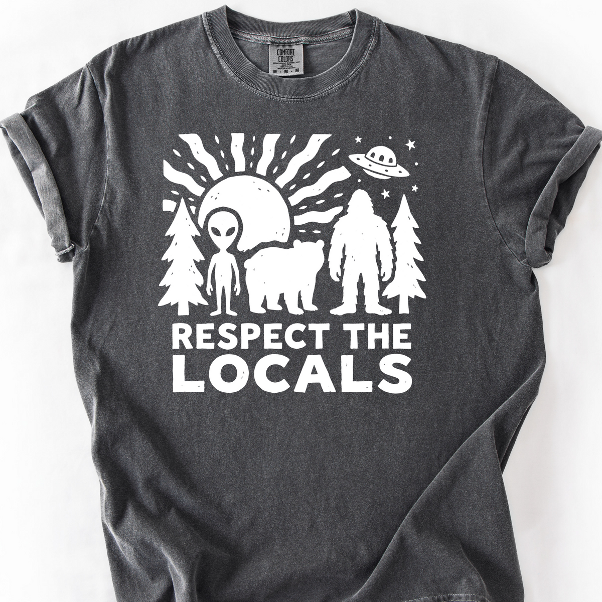Respect the Locals (Cryptids) T-Shirt — Pepper
