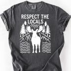 Respect the Locals (Moose) T-Shirt — Pepper