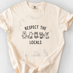 Respect the Locals (Doodle) T-Shirt — Ivory