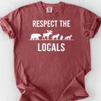 Respect the Locals (Silhouette) T-Shirt — Brick