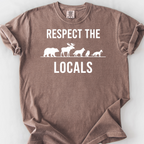 Respect the Locals (Silhouette) T-Shirt — Espresso