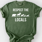 Respect the Locals (Silhouette) T-Shirt — Moss