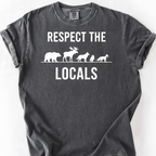 Respect the Locals (Silhouette) T-Shirt — Pepper