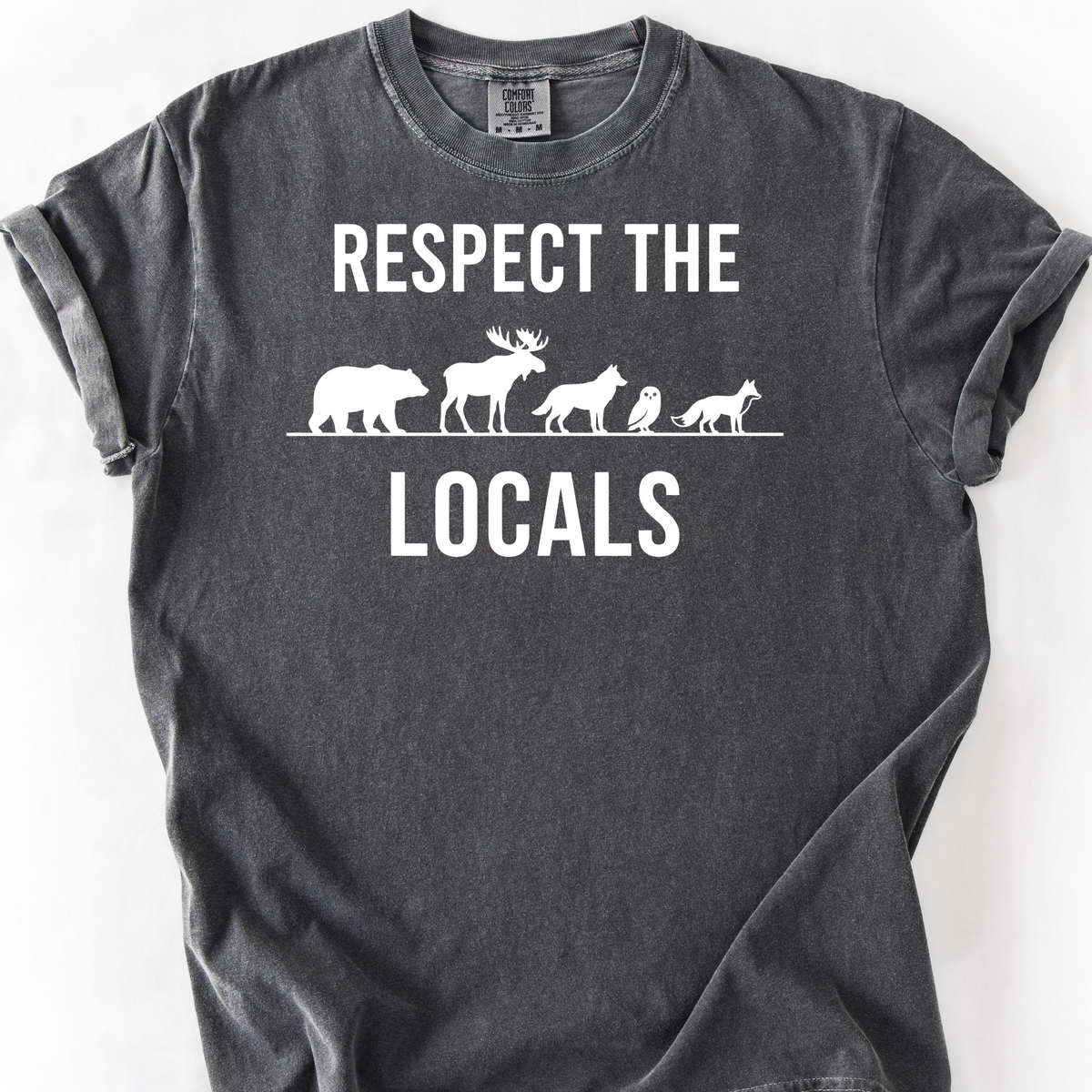 Respect the Locals (Silhouette) T-Shirt — Pepper