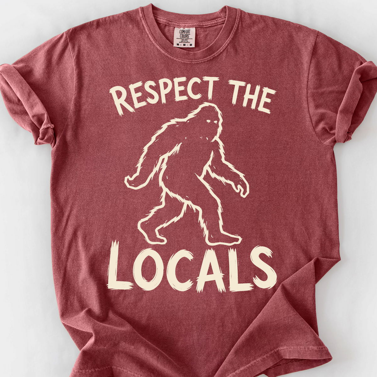 Respect The Locals T-Shirt — Brick