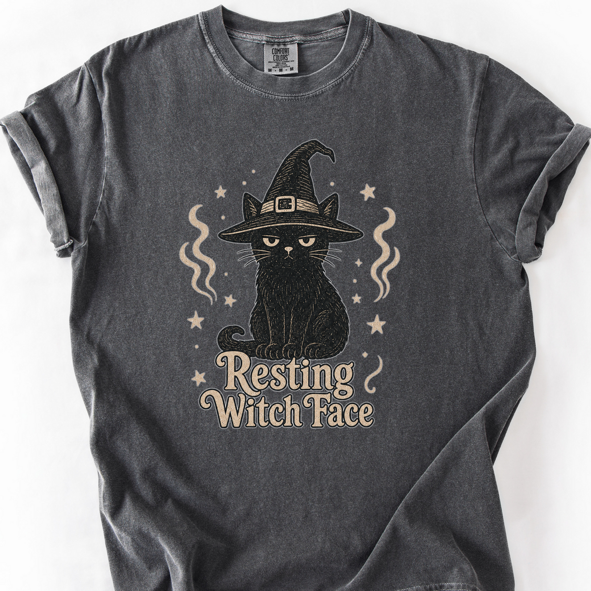 Resting Witch Face T-Shirt — Pepper