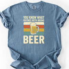 Rhymes With Hiking T-Shirt — Blue Jean