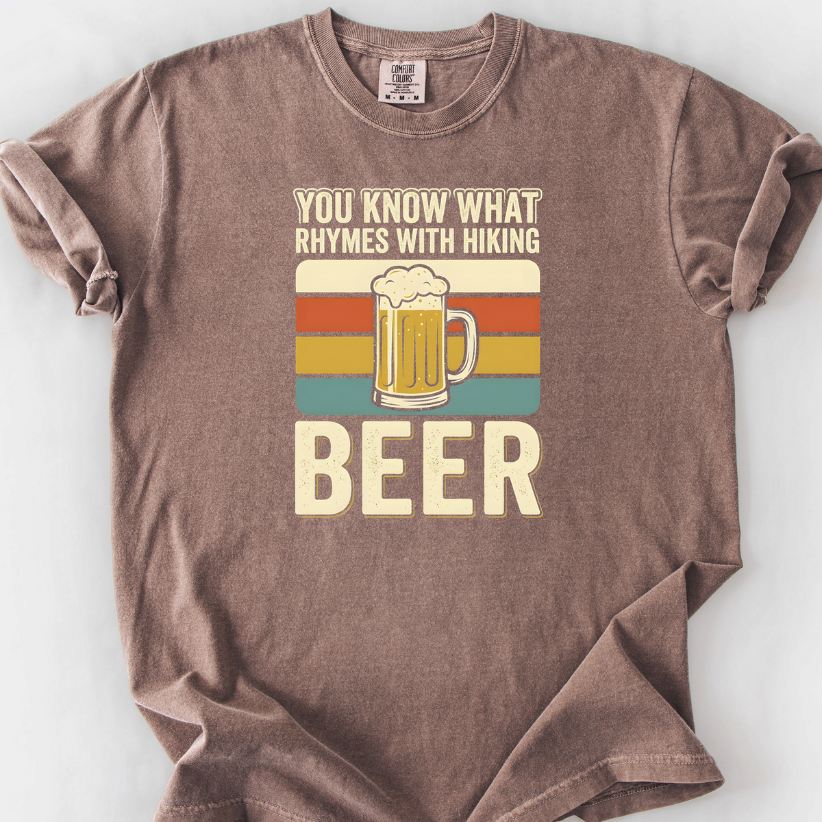 Rhymes With Hiking T-Shirt — Espresso