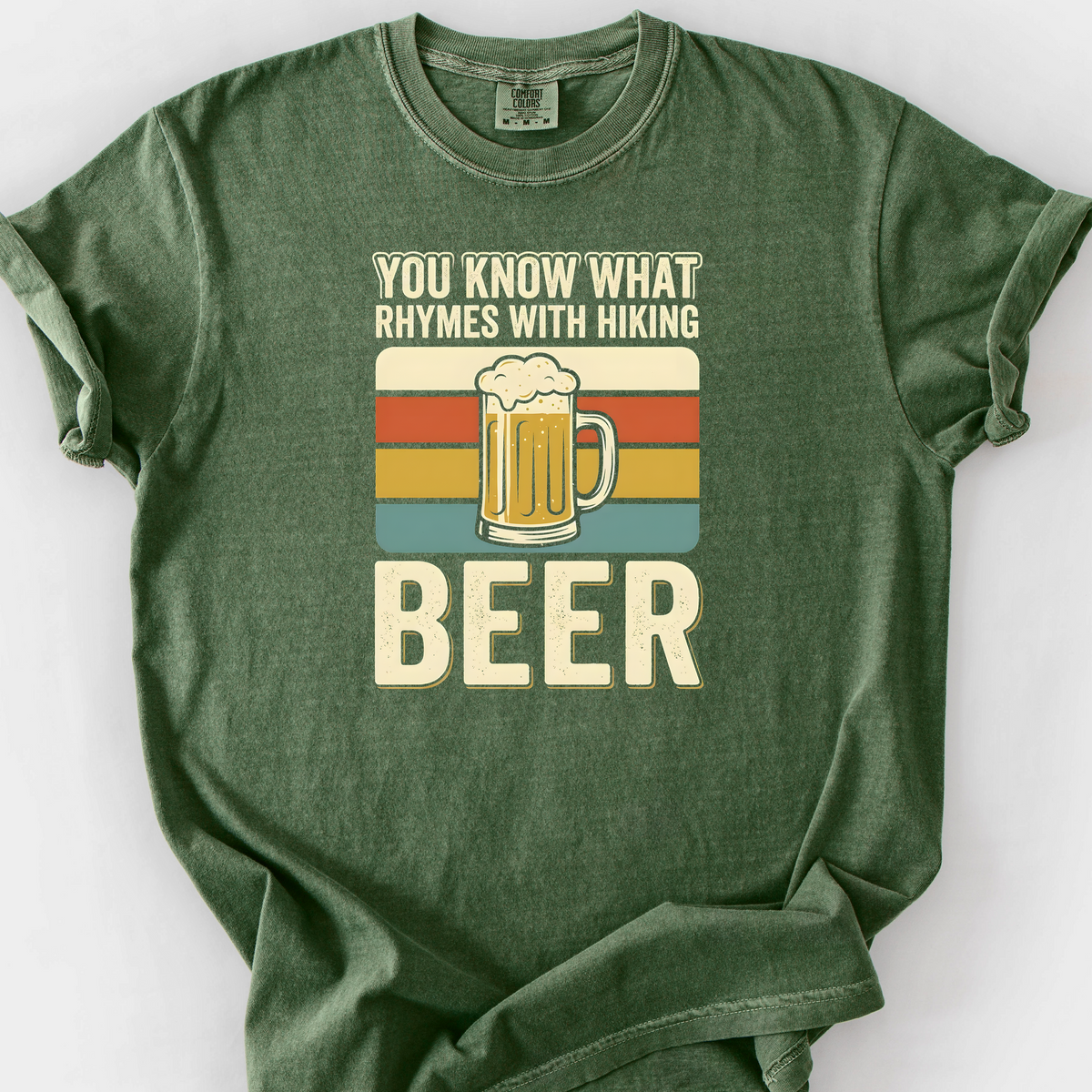 Rhymes With Hiking T-Shirt — Moss