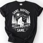 Same Bigfoot Same T-Shirt — Black