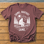 Same Bigfoot Same T-Shirt — Brick