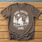 Same Bigfoot Same T-Shirt — Espresso