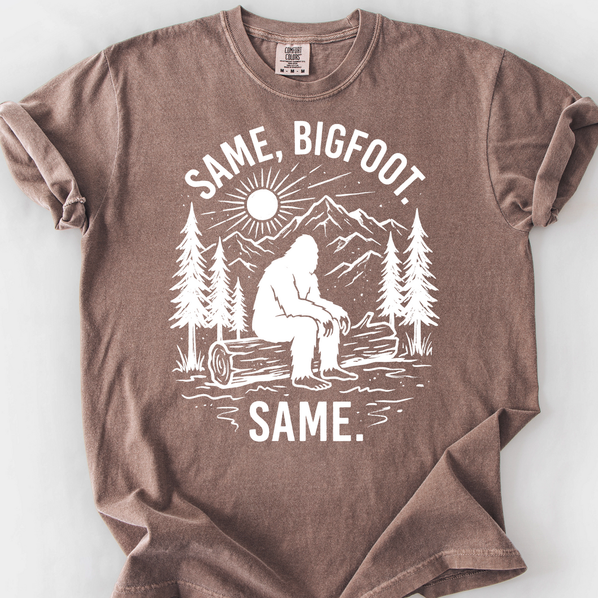 Same Bigfoot Same T-Shirt — Espresso