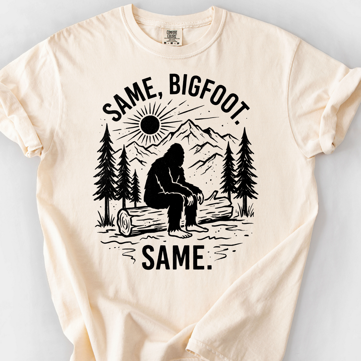 Same Bigfoot Same T-Shirt — Ivory