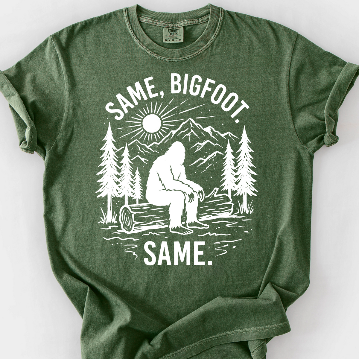 Same Bigfoot Same T-Shirt — Moss