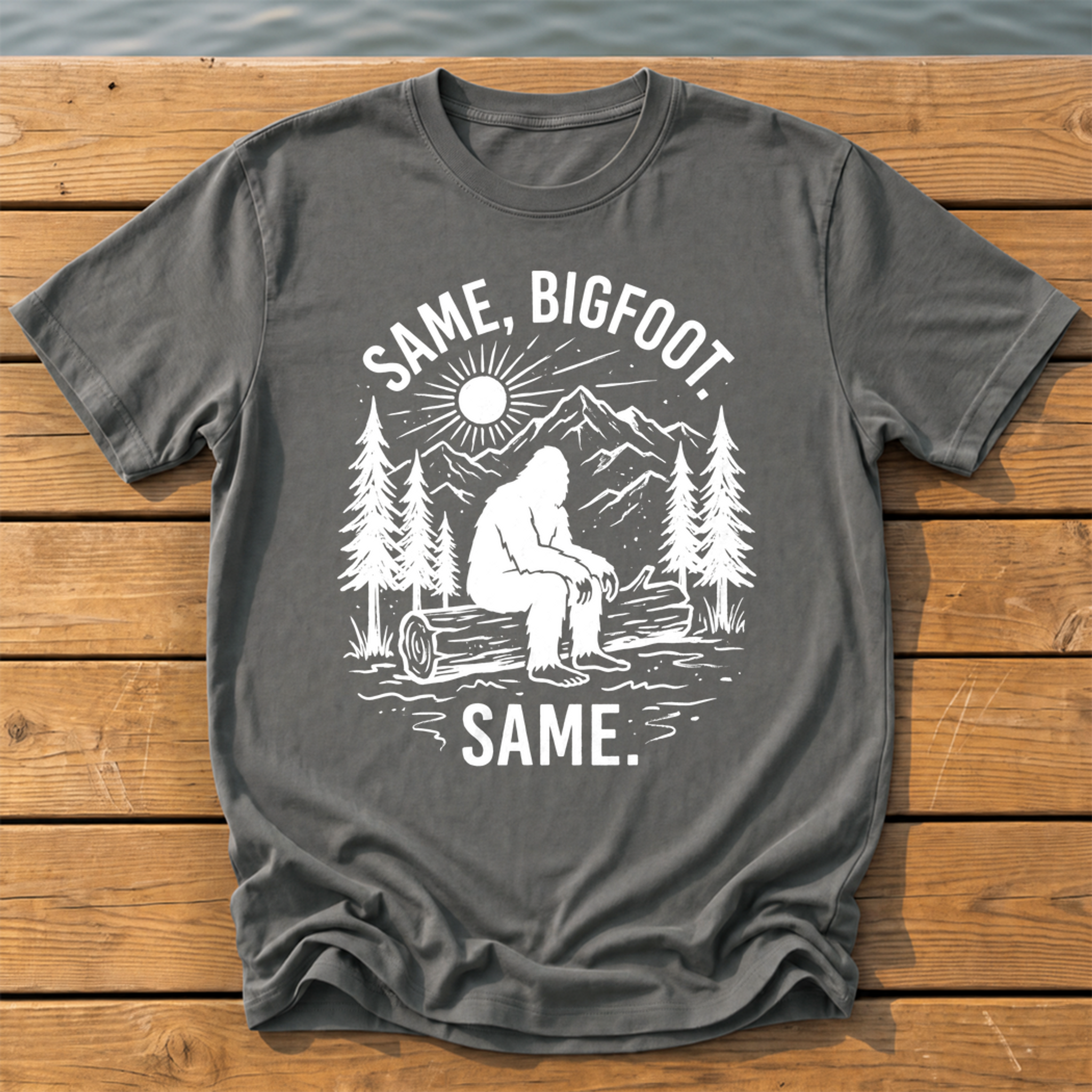 Same Bigfoot Same T-Shirt — Pepper