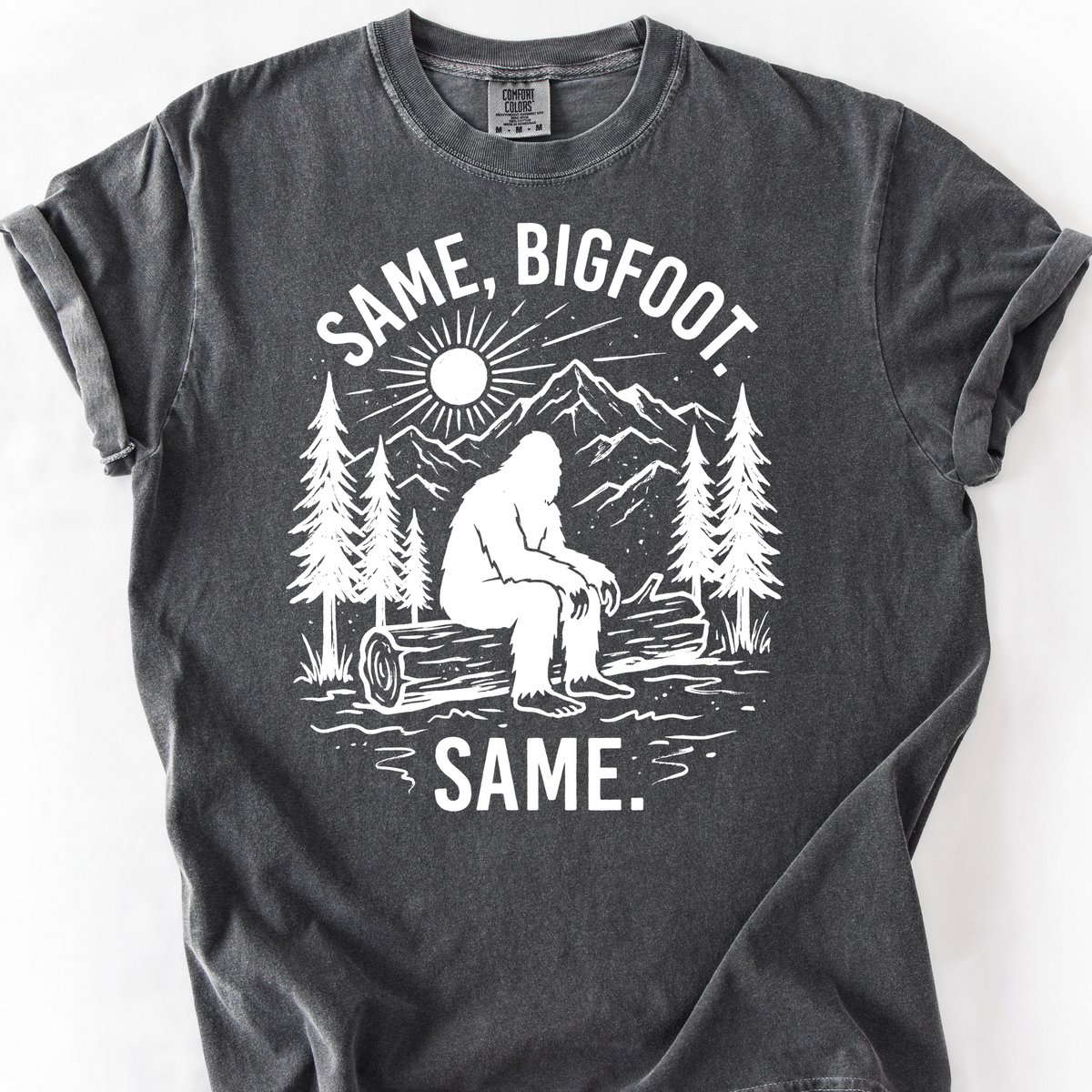 Same Bigfoot Same T-Shirt — Pepper