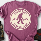 Sasquatch Search Team T-Shirt — Berry