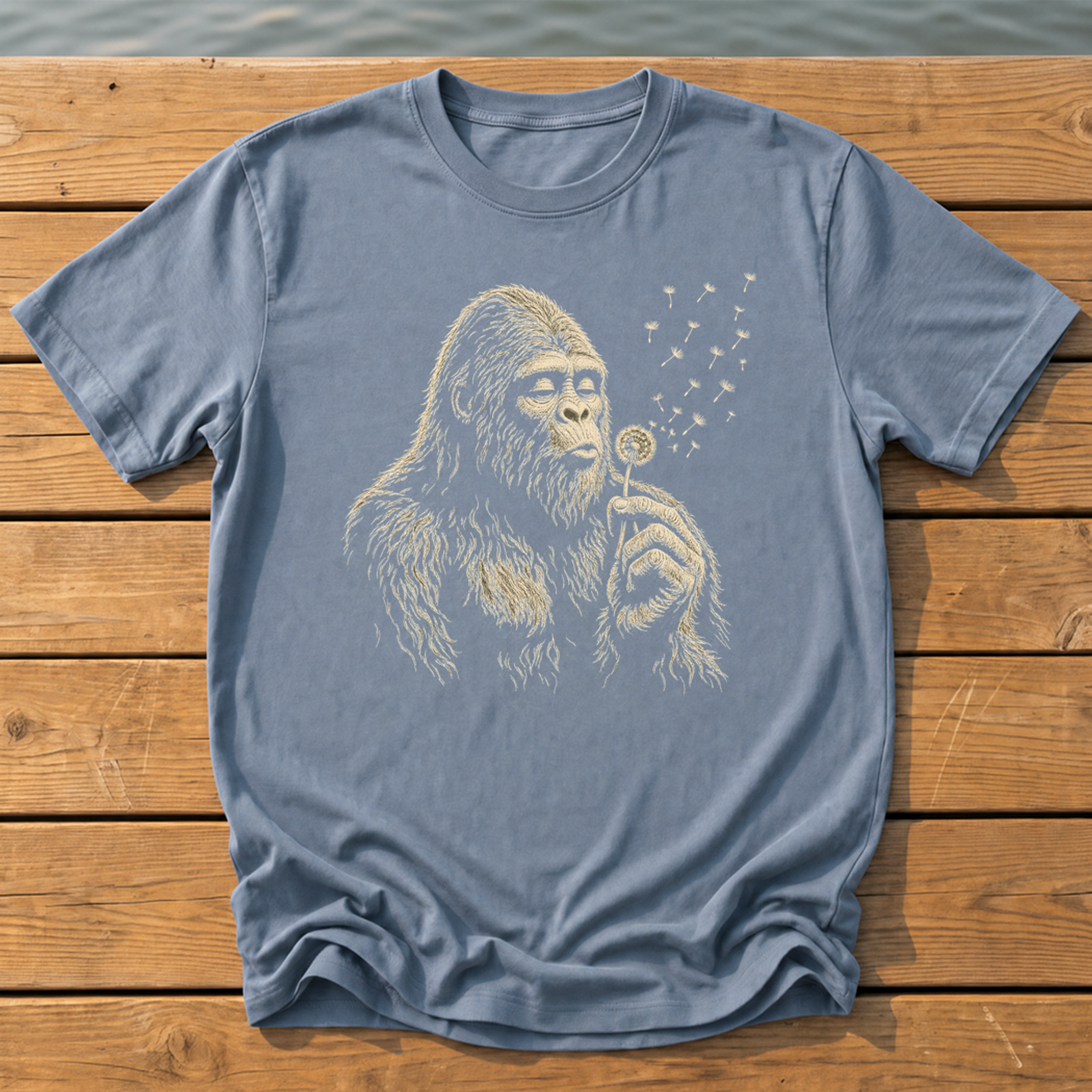 Sasquatch Wishes T-Shirt — Blue Jean