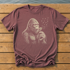 Sasquatch Wishes T-Shirt — Brick