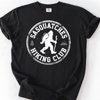 Sasquatches Hiking Club T-Shirt — Black