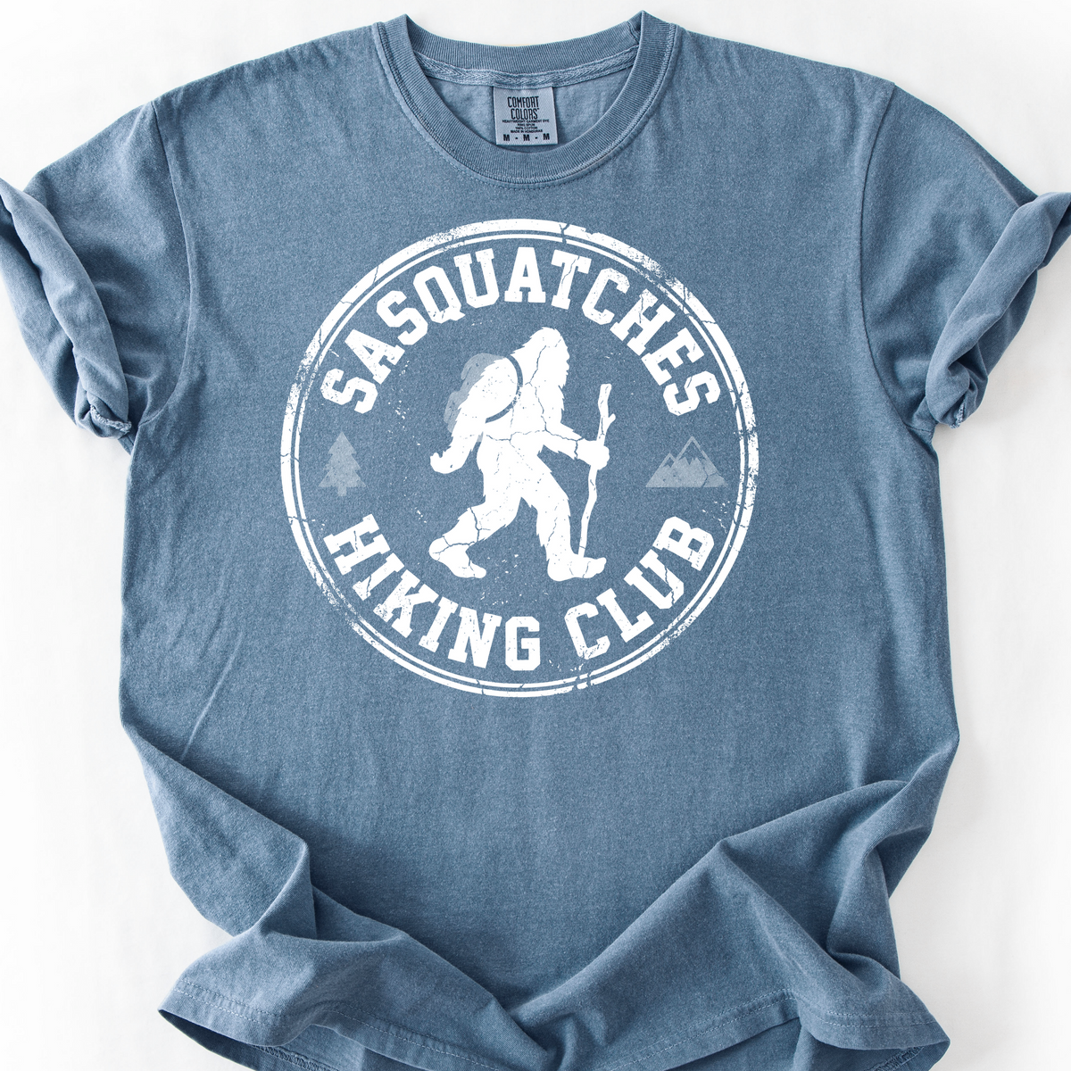 Sasquatches Hiking Club T-Shirt — Blue Jean