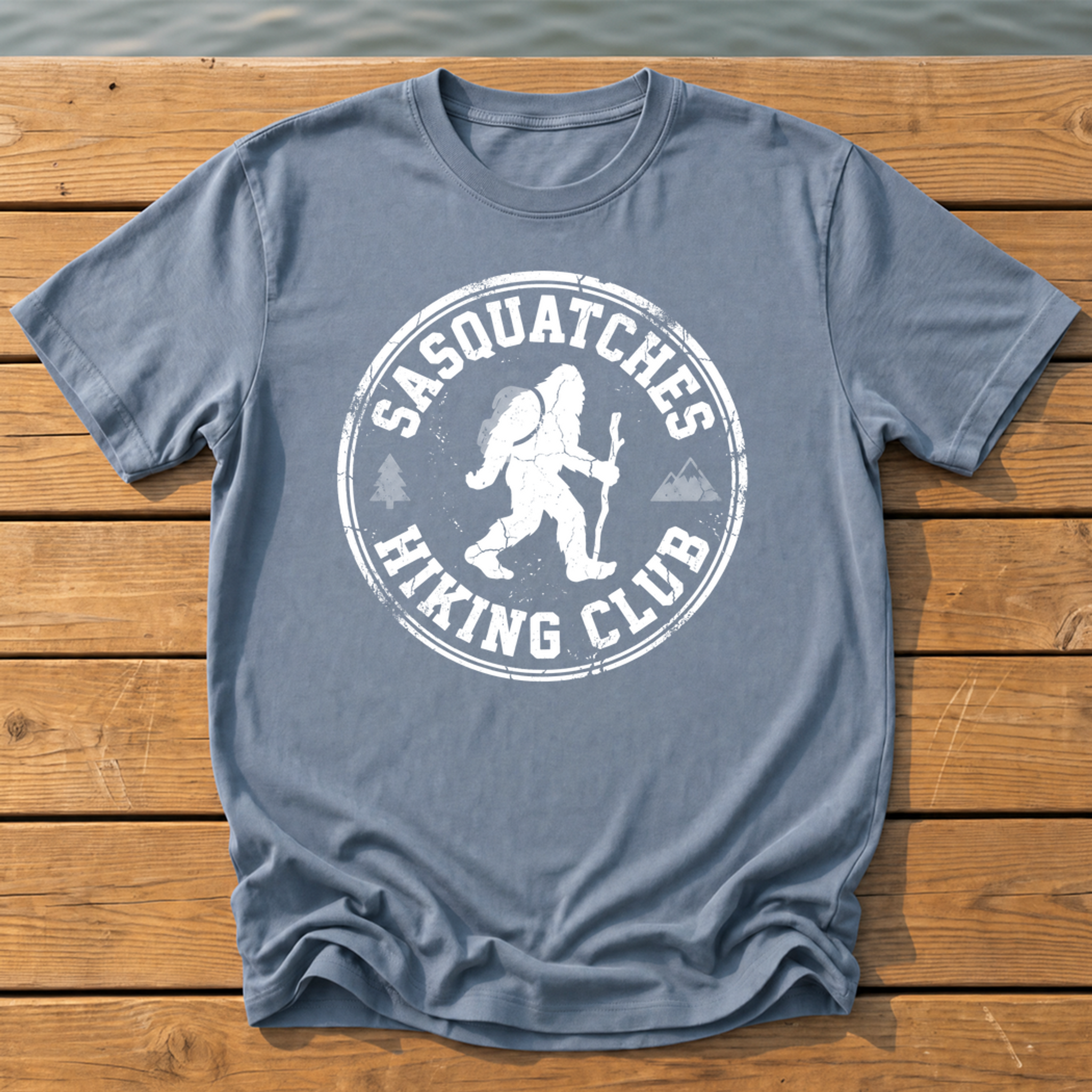 Sasquatches Hiking Club T-Shirt — Blue Jean