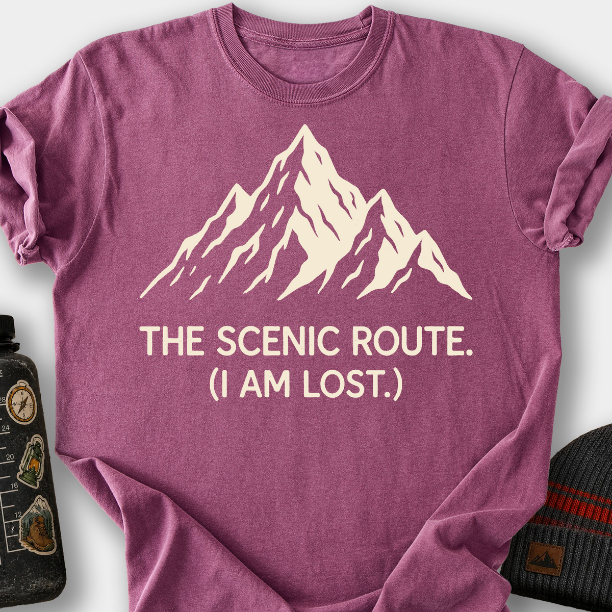 The Scenic Route T-Shirt — Berry
