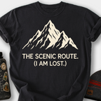 The Scenic Route T-Shirt — Black