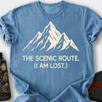 The Scenic Route T-Shirt — Blue Jean