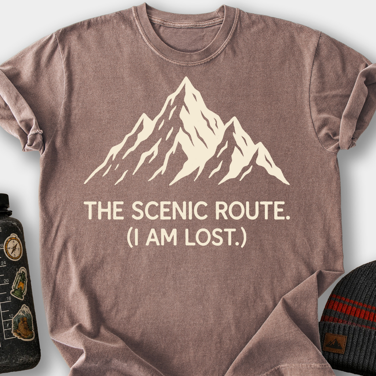 The Scenic Route T-Shirt — Espresso